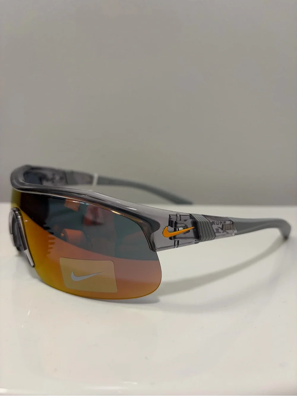 Nike - X1 The Show Performance Sunglasses in Wolf Gray/Orange (NWT)